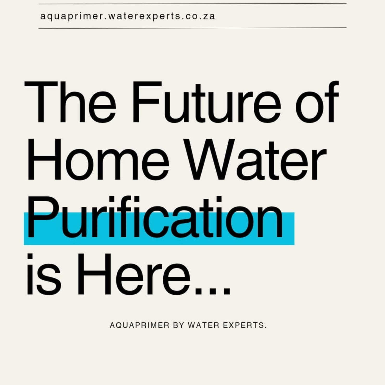 AquaPrimer Water Purifier