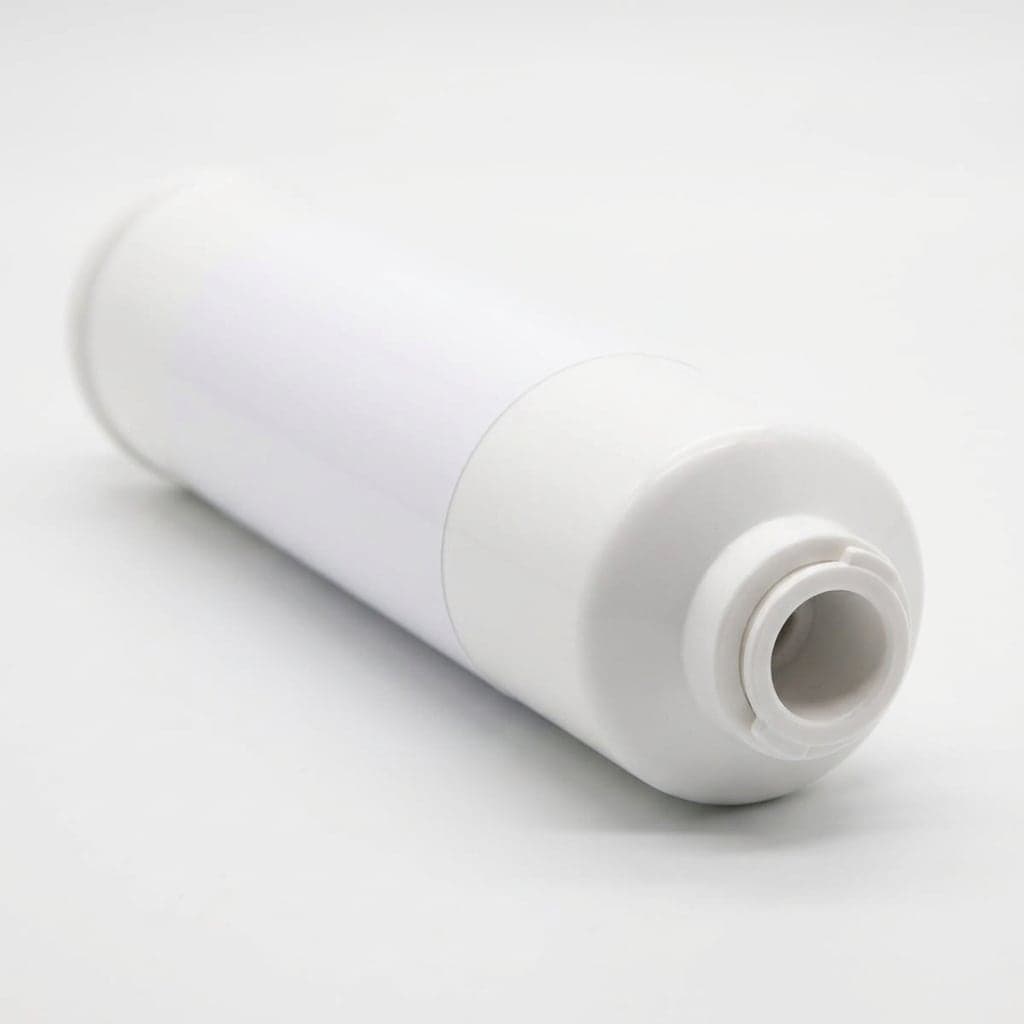 Push-fit port end of the inline post-carbon filter