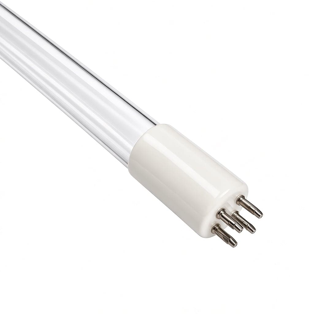 4-pin base of the 55 watt UV replacement lamp