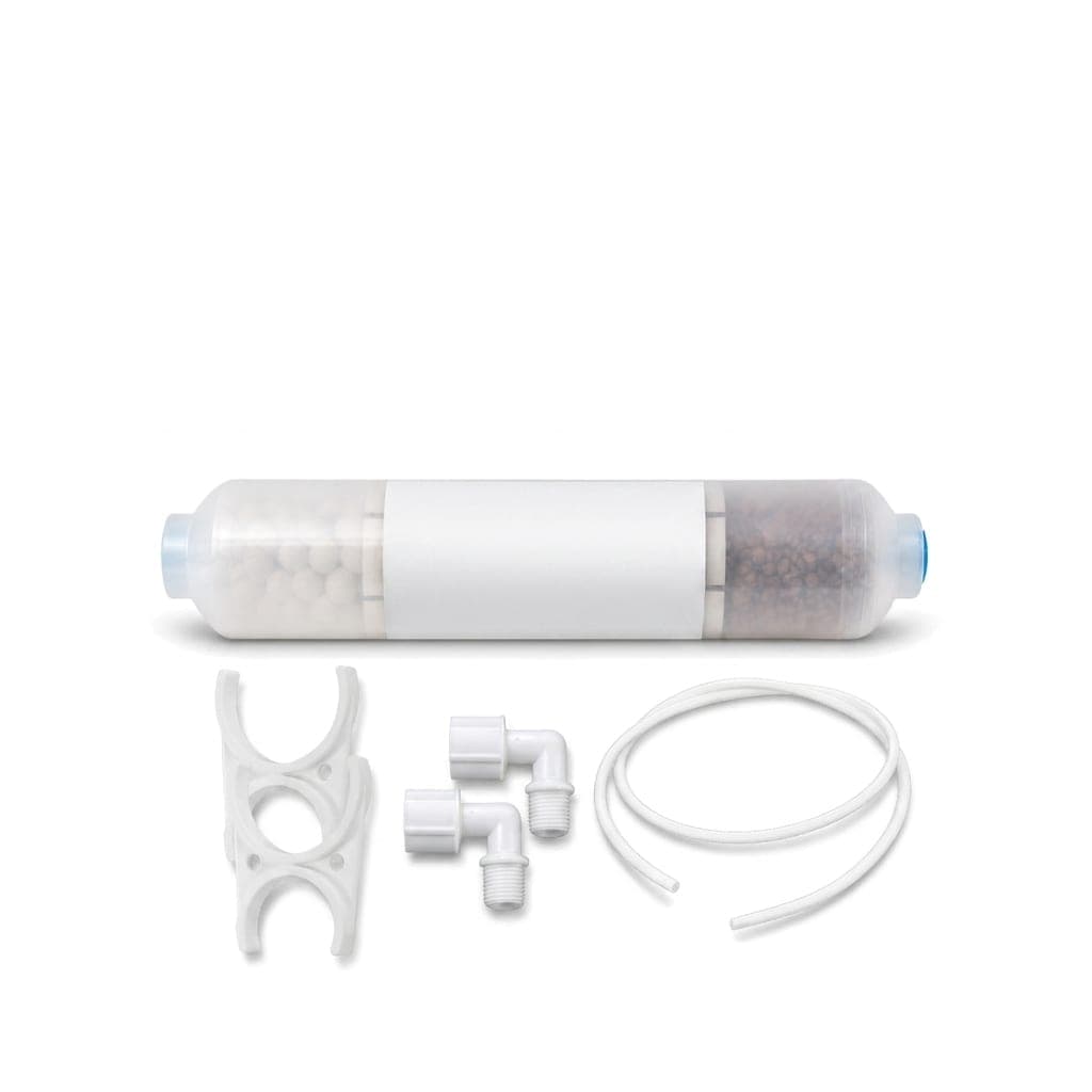4-in-1 re-mineraliser inline cartridge with fittings